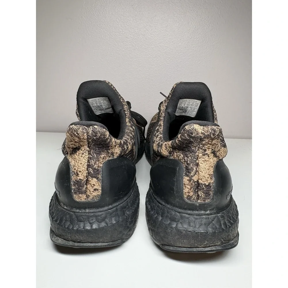 Adidas UltraBoost 5.0 DNA Black Brown Camo Mens Running Shoes GX9329 - Size 6.5